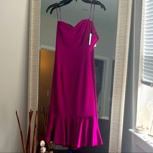 NWT Fuchsia Strapless Sweetheart cocktail dress